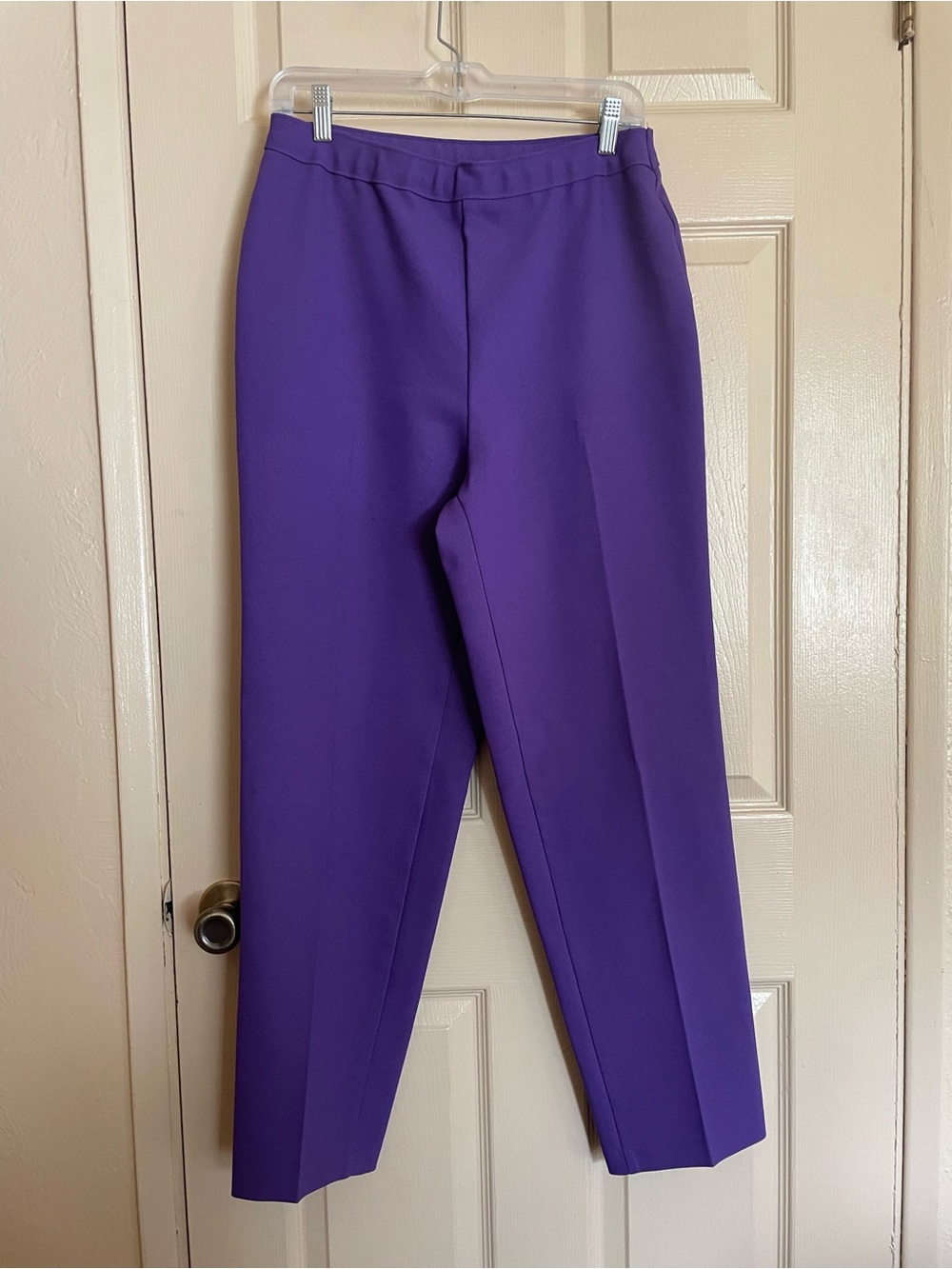 Vintage Bold Purple Stretch Trousers